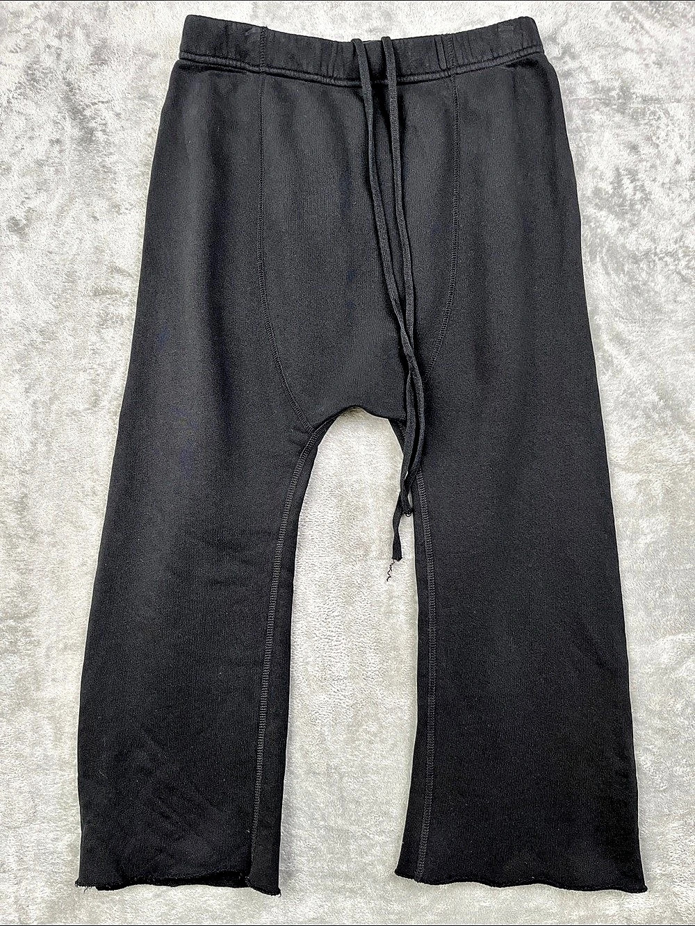 Nili Lotan S Black 100% Cotton Harem Pocket French Terry Sweatpants